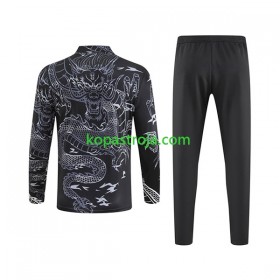 Real Madrid Dragon Tränings Sweatshirtställ Svart 2023/24